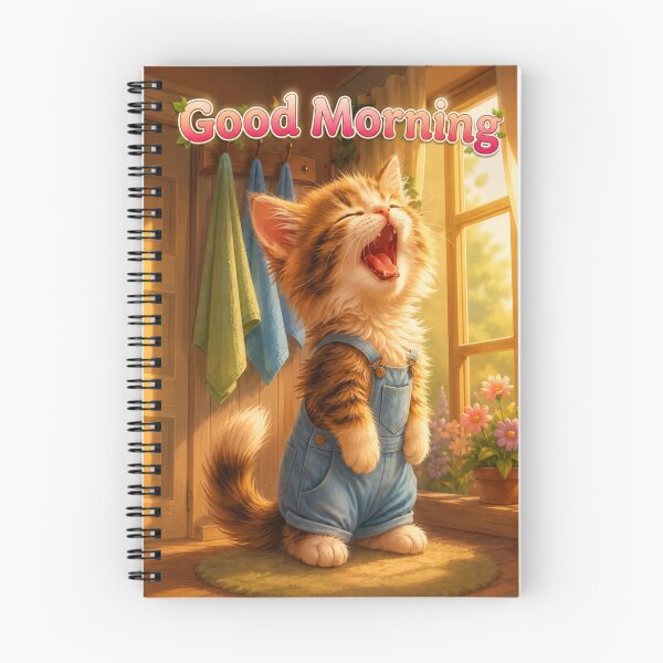 Item preview, Morning Purrfection designed and sold by DeepikaKrishna.