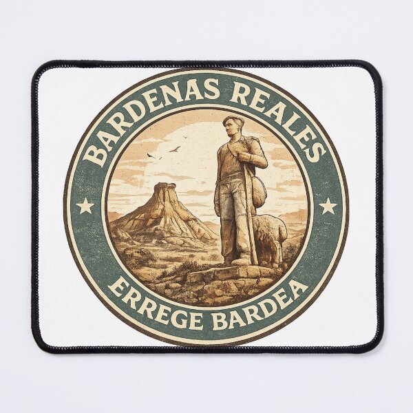 Item preview, Bardenas Reales | Errege Bardea – Bardenero Shepherd Vintage Illustration designed and sold by Daila69.