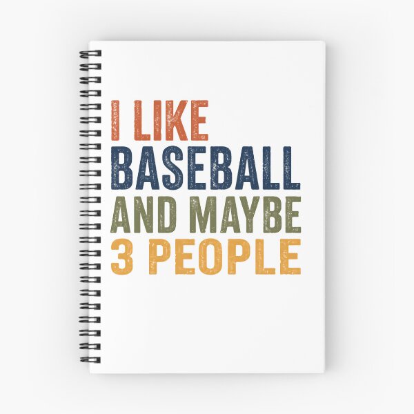 Item preview, I Like Baseball And Maybe 3 People – Vintage Sunset Typography designed and sold by HumansStuck12.