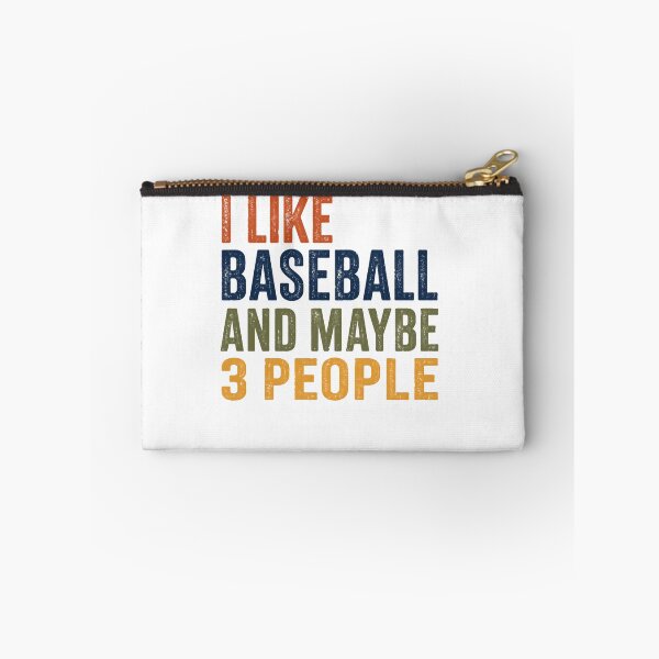 Item preview, I Like Baseball And Maybe 3 People – Vintage Sunset Typography designed and sold by HumansStuck12.