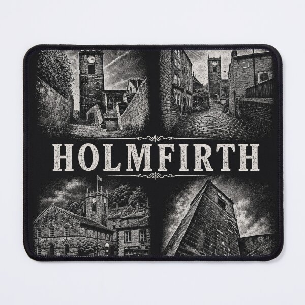 Item preview, Holmfirth A Black.And white Collage designed and sold by Daisy Lane Gifts UK.