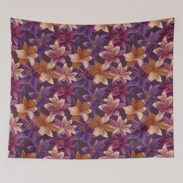 Item preview, Fragrant Amaryllis Texture - Hawaiian Flower Pattern   - Retirement Gifts designed and sold by RoyalStarsPatts.