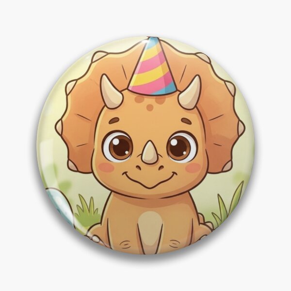 Item preview, Cute Baby Dinosaur Birthday Party - Whimsical Cartoon Dino Art designed and sold by MemoMetaverse.