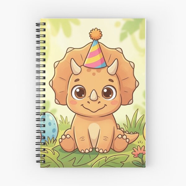 Item preview, Cute Baby Dinosaur Birthday Party - Whimsical Cartoon Dino Art designed and sold by MemoMetaverse.