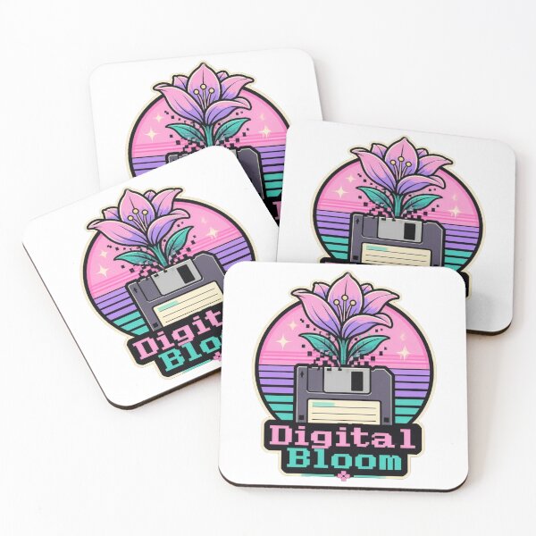 Item preview, Bloom Vintage Floppy Disk Blooming Flower designed and sold by The Curio Cabinet.