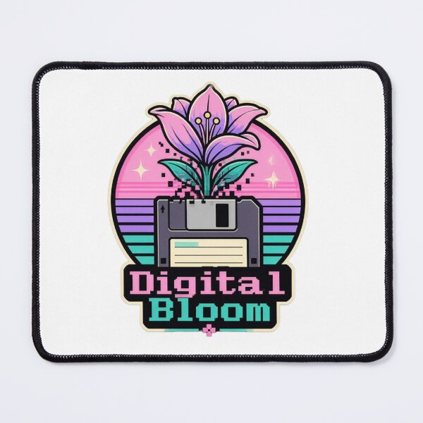 Item preview, Bloom Vintage Floppy Disk Blooming Flower designed and sold by The Curio Cabinet.