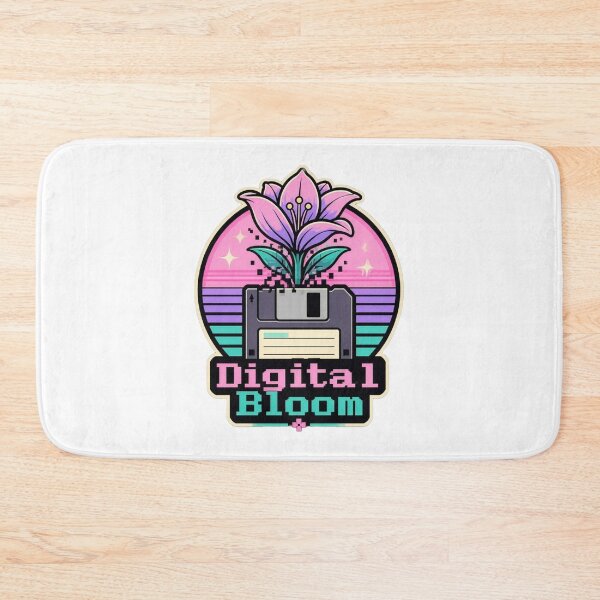 Item preview, Bloom Vintage Floppy Disk Blooming Flower designed and sold by The Curio Cabinet.
