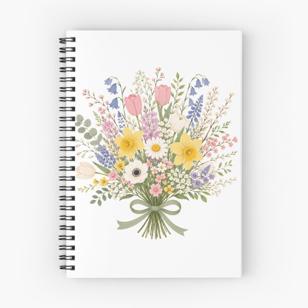 Item preview, Spring bouquet with wildflowers | Floral flower design designed and sold by filou designs.