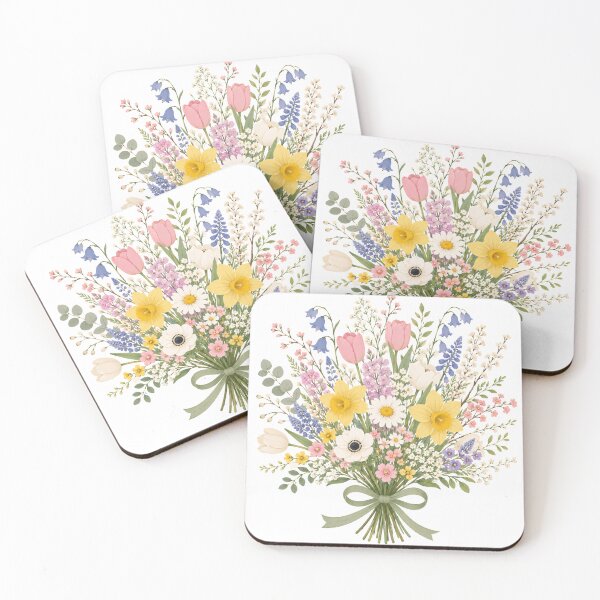 Item preview, Spring bouquet with wildflowers | Floral flower design designed and sold by filou designs.