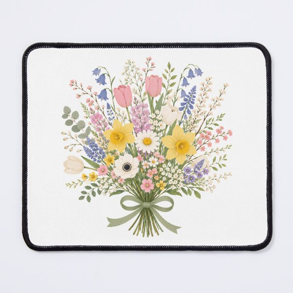 Item preview, Spring bouquet with wildflowers | Floral flower design designed and sold by filou designs.