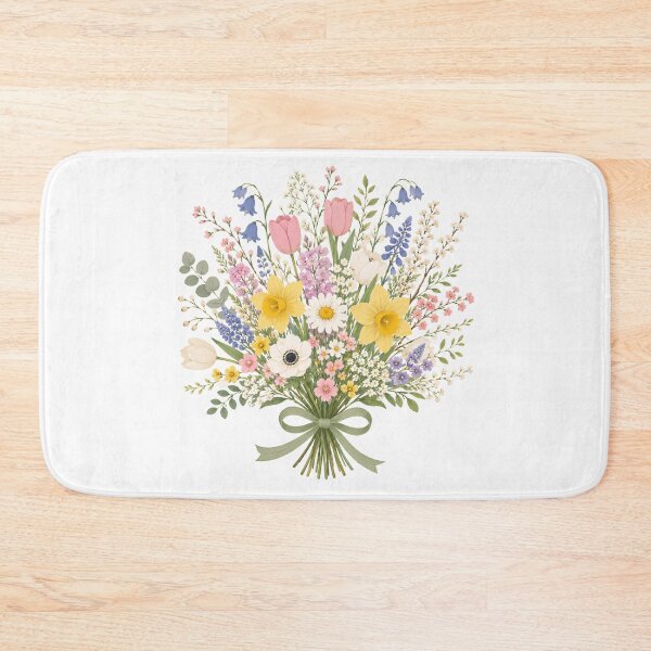 Item preview, Spring bouquet with wildflowers | Floral flower design designed and sold by filou designs.