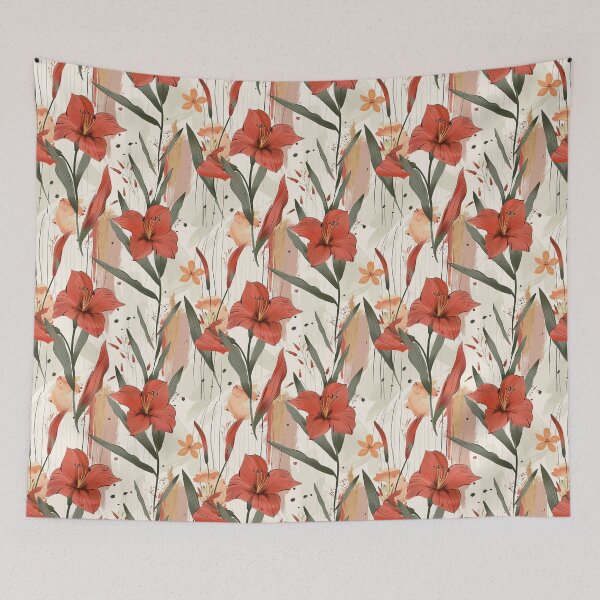 Item preview, Stunning Amaryllis Flower  - Retro Flower Floral   - Retirement Gifts For Men designed and sold by RoyalStarsPatts.