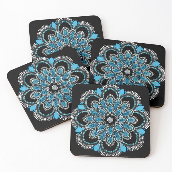 Item preview, Blue Teal and silver Mandala  designed and sold by ElexisND.