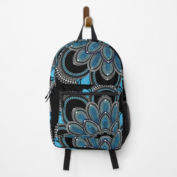 Item preview, Blue Teal and silver Mandala  designed and sold by ElexisND.
