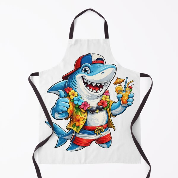 Item preview, shark on vacation designed and sold by Looplk.