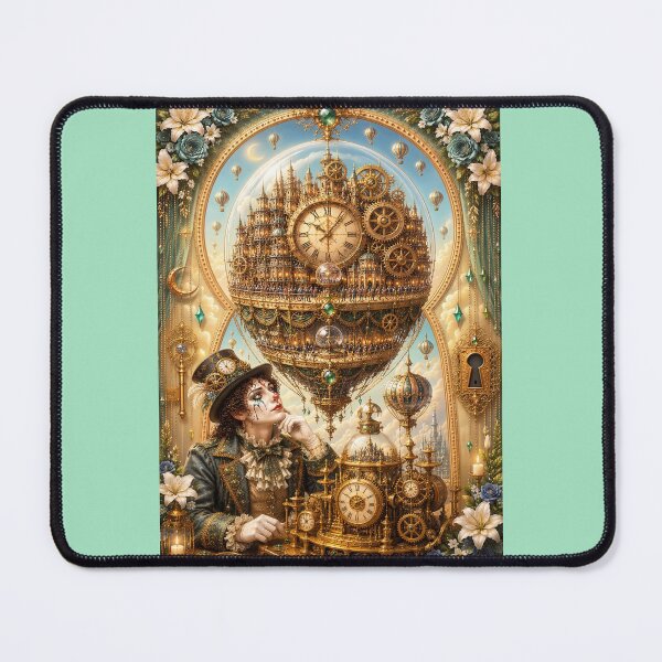 Item preview, Clockwork Dream Kingdom – Mystical Clown of Time designed and sold by sunbowjp stadio.