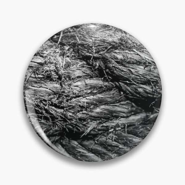 Item preview, Close-Up Black And White Twisted Rope Texture With Frayed Hemp Fibers Nautical Detail designed and sold by Nmallia.