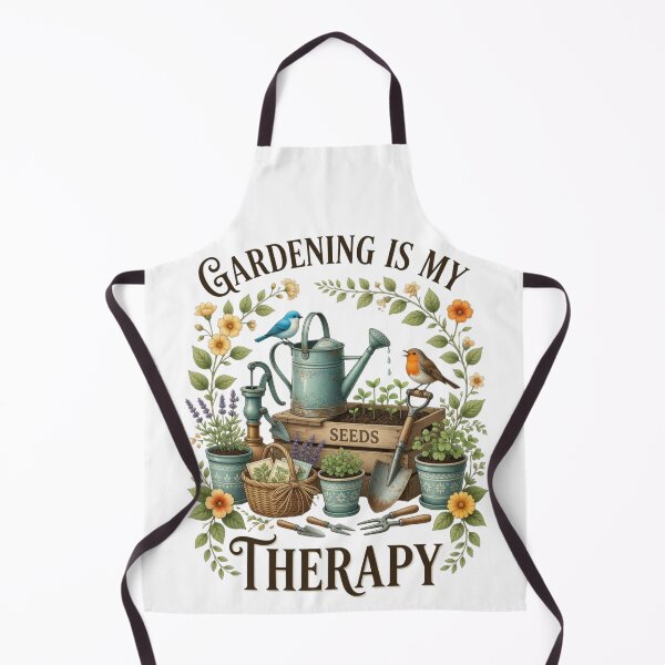 Item preview, Gardening Is My Therapy Cottagecore Garden Tools Plant Lover designed and sold by CF_VintageDesign.