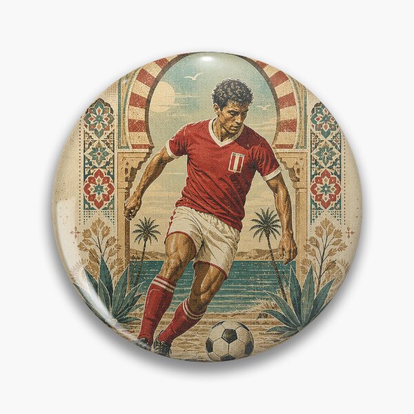 Item preview, Tunisia Football Vintage designed and sold by puredevn.