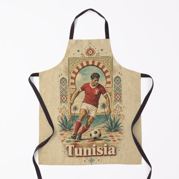 Item preview, Tunisia Football Vintage designed and sold by puredevn.