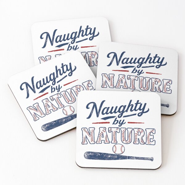 Item preview, Naughty By Nature – Vintage Baseball Typography designed and sold by HumansStuck12.