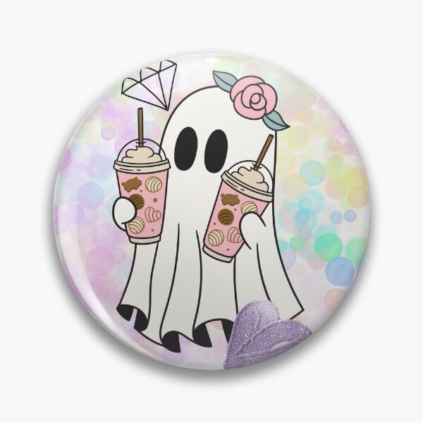 Item preview, Summerween ghost with milkshakes designed and sold by WildWoodlandWitch.