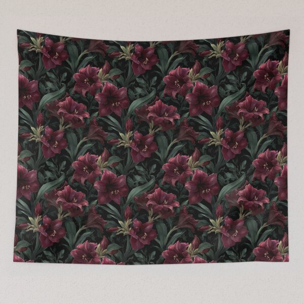 Item preview, Unique Amaryllis Flower - Tropical Flower Pattern   - Retirement Gifts For Women designed and sold by RoyalStarsPatts.