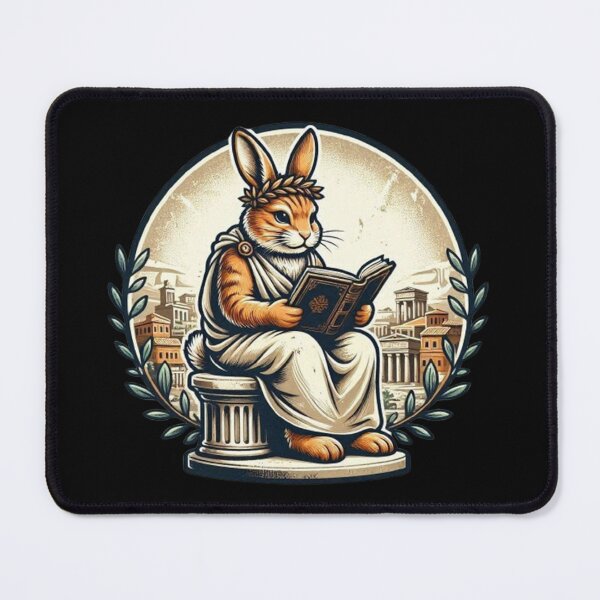Item preview, Scholar Rabbit – Ancient Wisdom Design designed and sold by Dogandesighn.