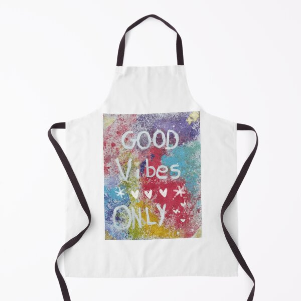 Item preview, Good Vibes Only-Colourful Canvas Painting Design designed and sold by SanjanaArtistic.