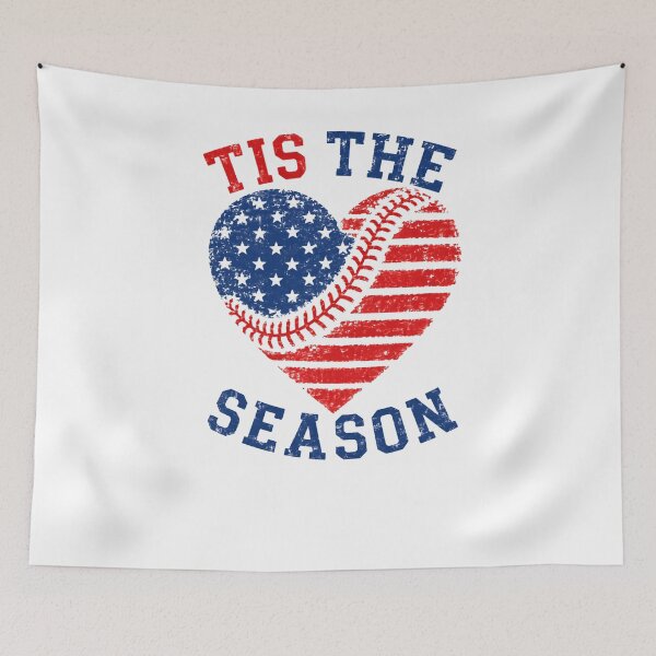 Item preview, Tis The Season – Baseball Heart Americana designed and sold by HumansStuck12.