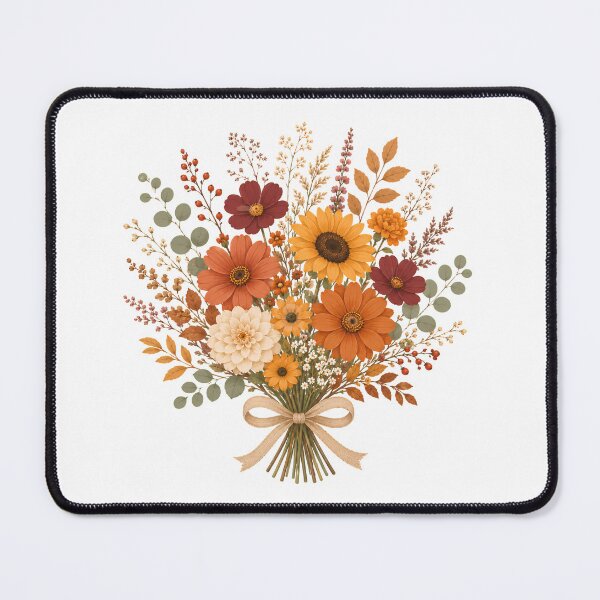 Item preview, Autumn bouquet with sunflowers | Floral flower design designed and sold by filou designs.