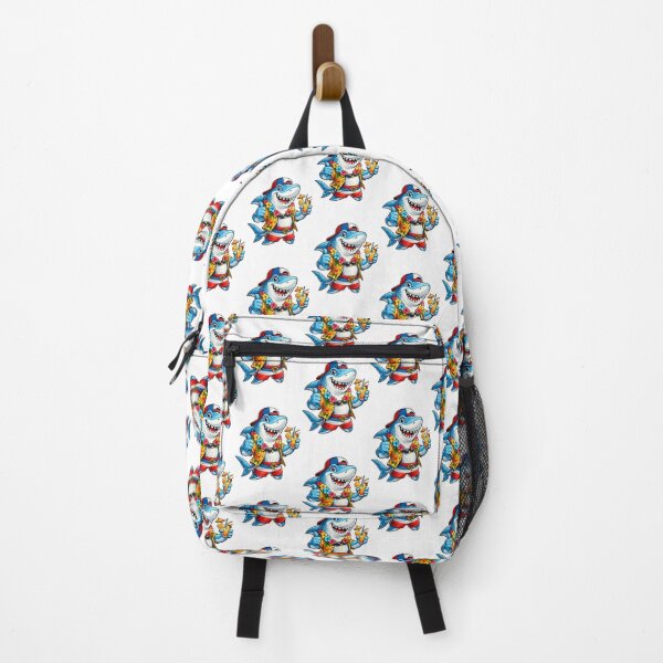 Item preview, small shark on vacation designed and sold by Looplk.