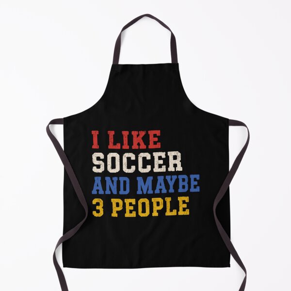 Item preview, I Like Soccer And Maybe 3 People – Retro Typography designed and sold by HumansStuck12.