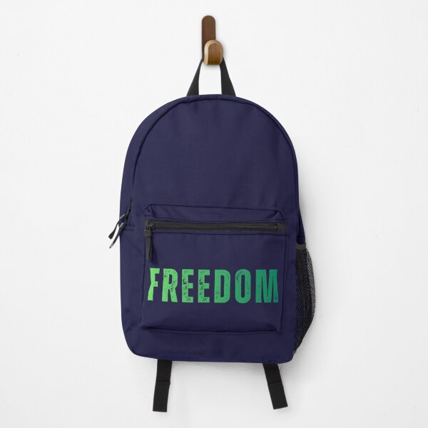 Item preview, Freedom Typography Green Distressed Text Design designed and sold by EchoPrint Co..