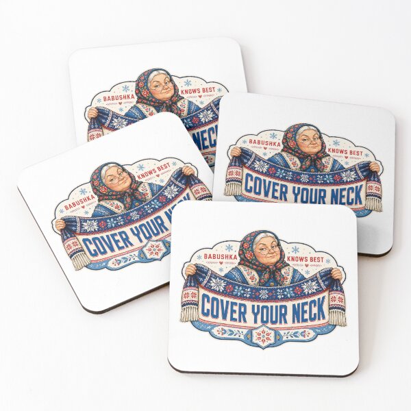 Item preview, Babushka Knows Best – Cover Your Neck designed and sold by Soft Panic Studio.
