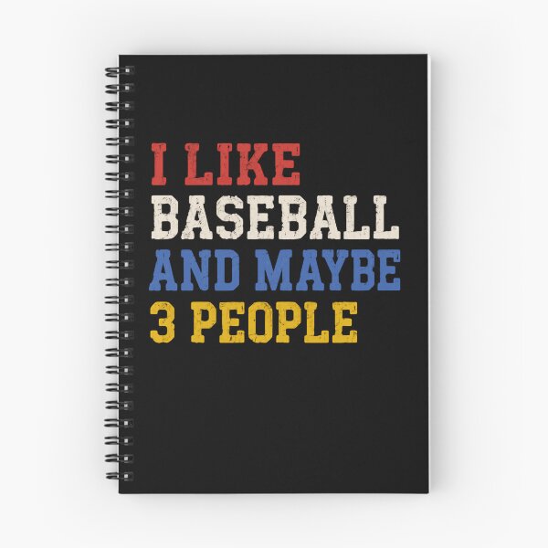 Item preview, I Like Baseball And Maybe 3 People – Neutral Vintage Edition designed and sold by HumansStuck12.