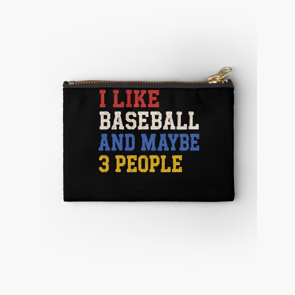 Item preview, I Like Baseball And Maybe 3 People – Neutral Vintage Edition designed and sold by HumansStuck12.