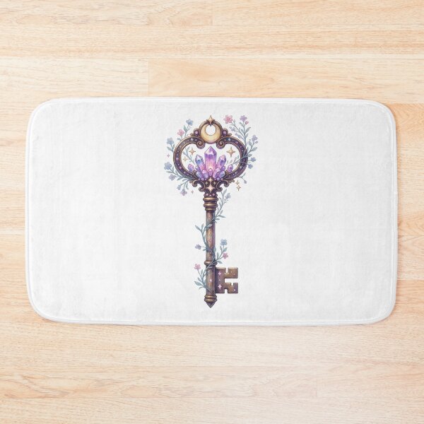 Item preview, Moon Key Sticker | Celestial Skeleton Key Art designed and sold by AillustriaAK.