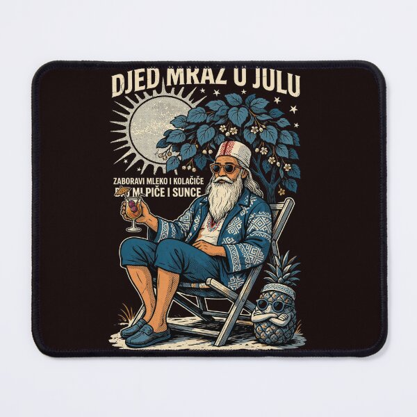 Item preview, Djed Mraz U Julu – Croatian Serbian Bosnian Santa Christmas in July Funny Summer Shirt Balkans Gift V1 designed and sold by DarylWelsh2024.