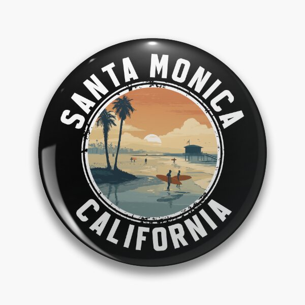 Item preview, Santa Monica – California (with White Lettering) designed and sold by VelvetRoom.