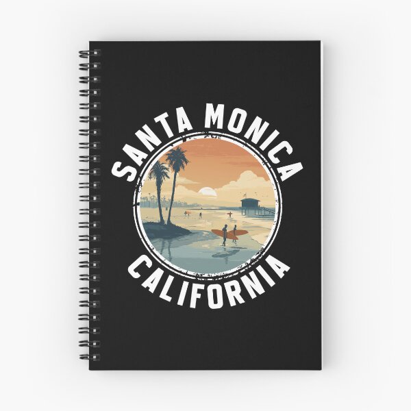 Item preview, Santa Monica – California (with White Lettering) designed and sold by VelvetRoom.
