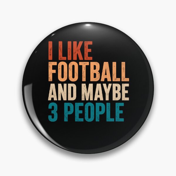 Item preview, I Like Football And Maybe 3 People – Retro courage designed and sold by HumansStuck12.