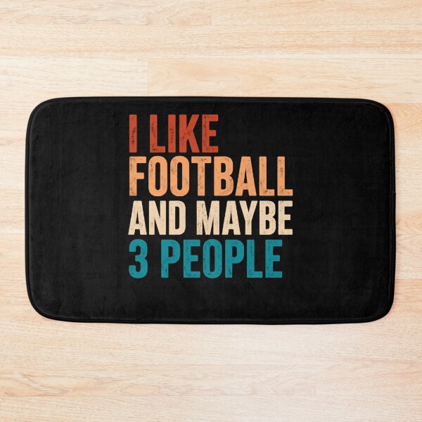 Item preview, I Like Football And Maybe 3 People – Retro courage designed and sold by HumansStuck12.