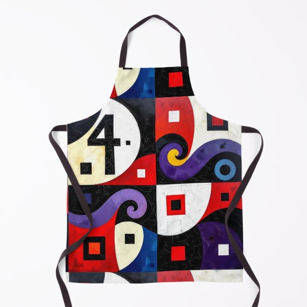 Item preview, wavy geometry colorful geometric abstract design designed and sold by SmashingDeals.