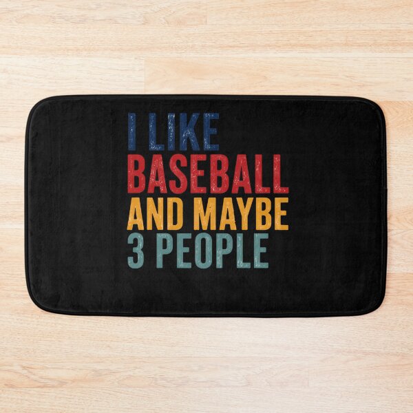Item preview, I Like Baseball And Maybe 3 People – Patriotic Retro Colors designed and sold by HumansStuck12.