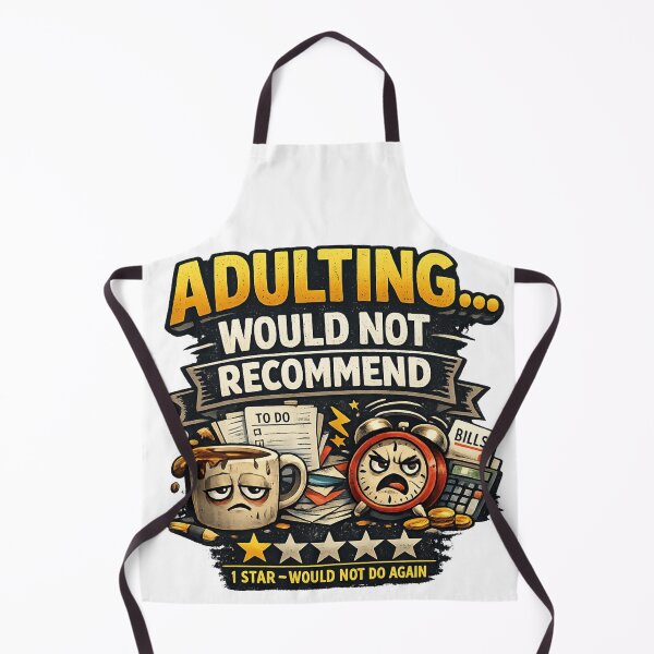 Aperçu de l'œuvre Devenir adulte ne serait pas recommandé créée et vendue par FunnyTshirtGuy.