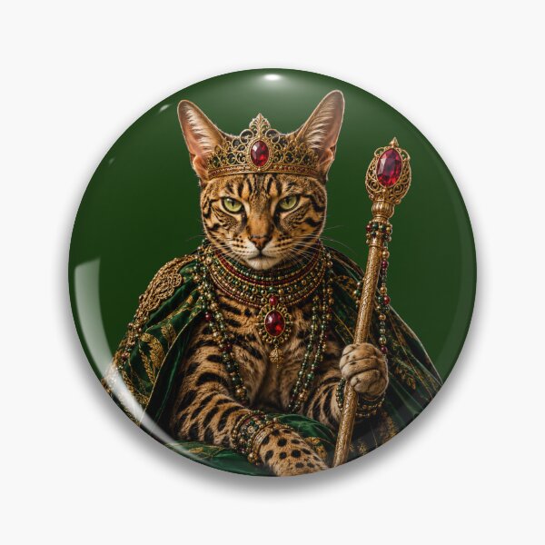 Item preview, Emerald Cat Monarch designed and sold by HeyFajnaLinja.