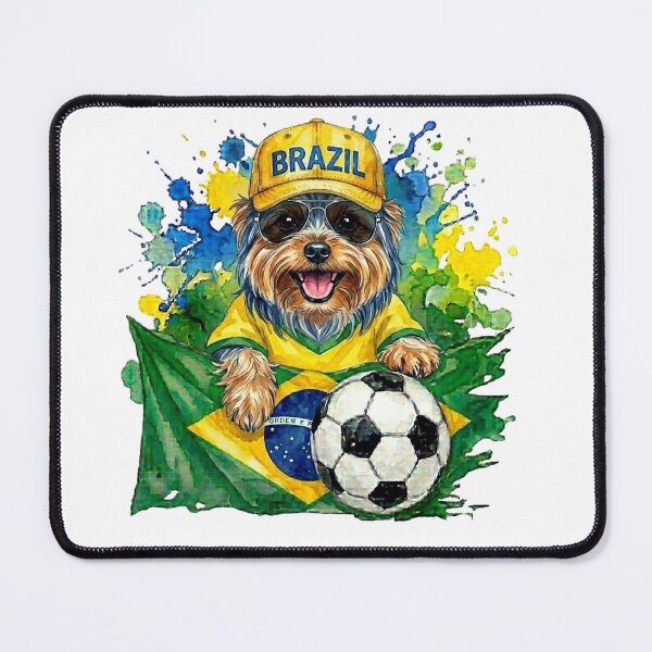 Item preview, Yorkshire terrier World Cup Brazil Suppawter designed and sold by The Suppawters.