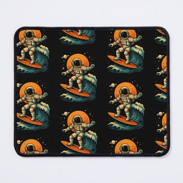 Item preview, Surf  Astronaut Planets Space Illustration designed and sold by Genius Geek.