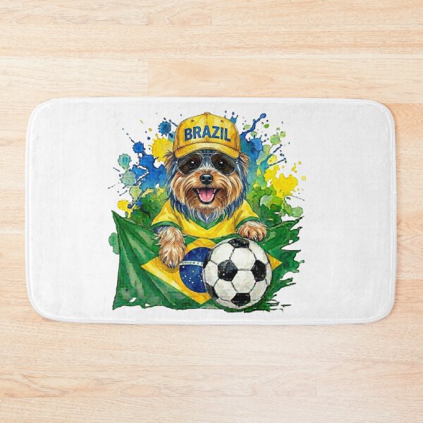 Item preview, Yorkshire terrier World Cup Brazil Suppawter designed and sold by The Suppawters.